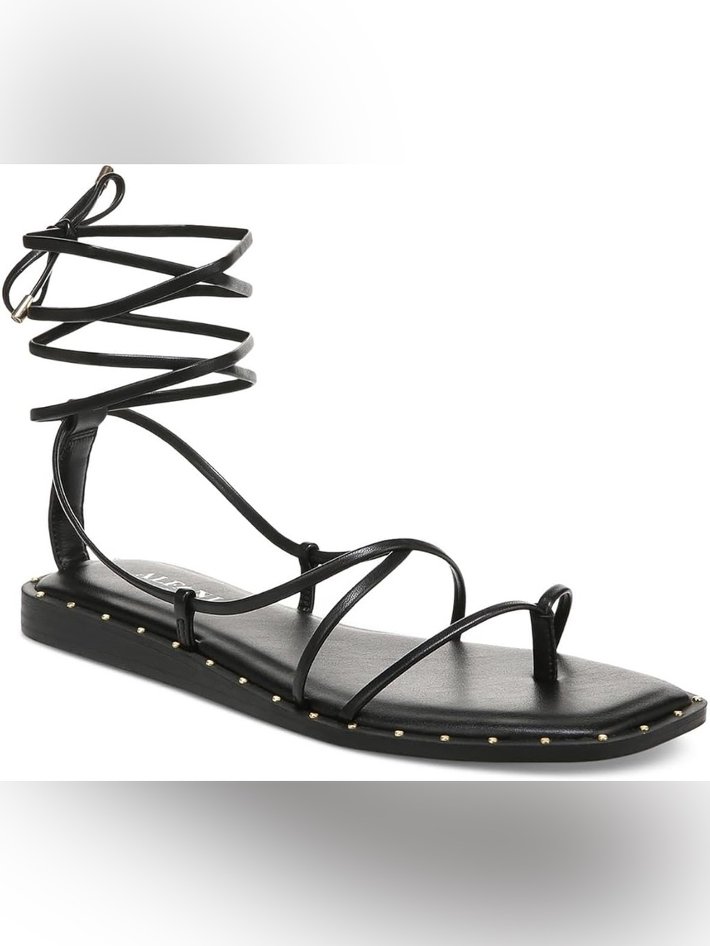 Alfani Black Wrap-Around Gladiator Sandals